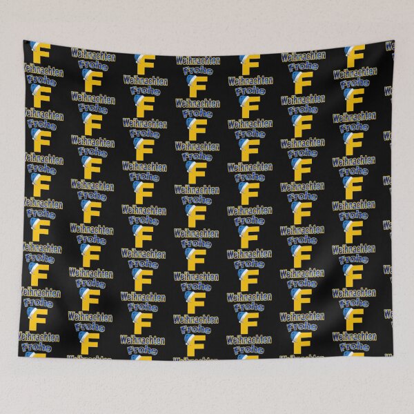 Item preview, merry christmas in German. frohe weihnachten. F. santa hat designed and sold by doctors-apparel.