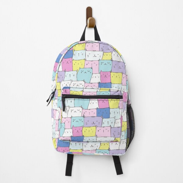 Item preview, Cute Cats Colorful Pattern designed and sold by SAVWIS.