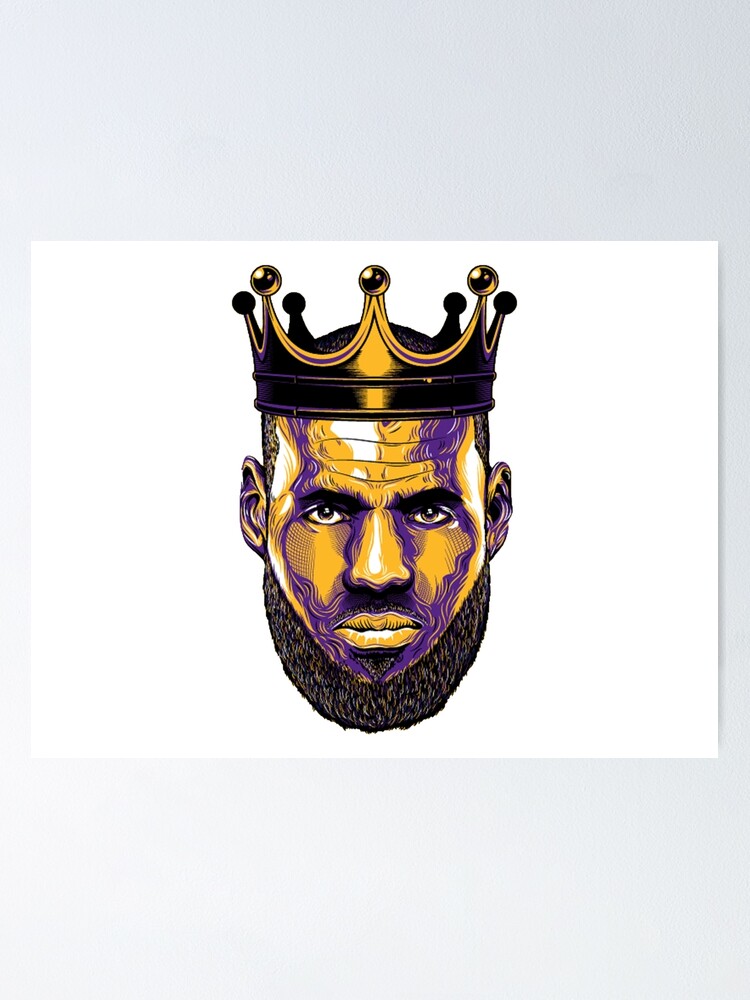 LeBron James Lakers Basketball Minimalist Vector Athletes Sports