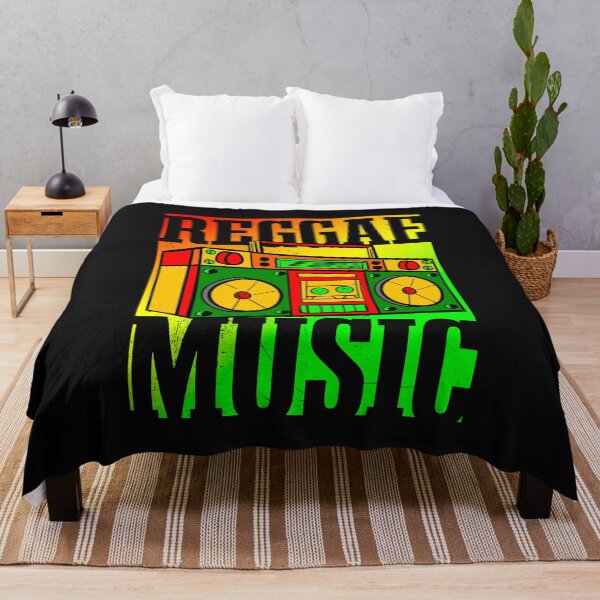 Item preview, Reggae Music Boombox Vintage Vinyls Jamaican Gift designed and sold by Músico Ilustre.