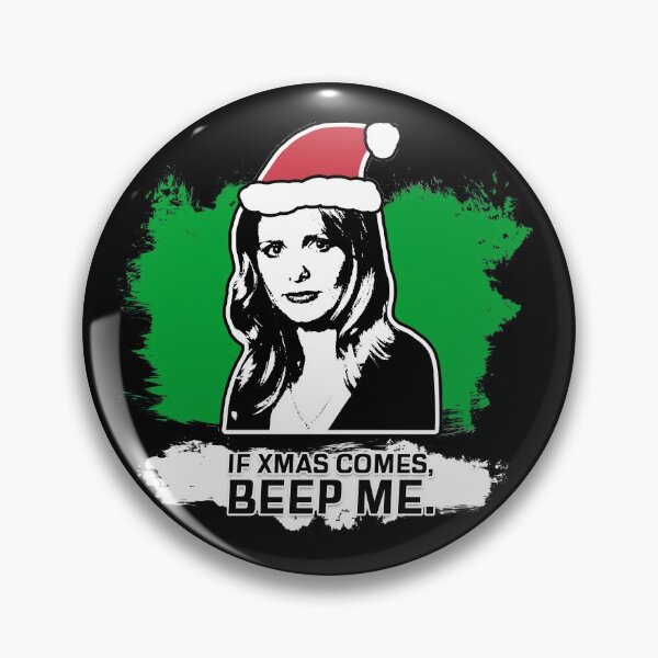 Item preview, "If Xmas Comes - Beep Me" Buffy Christmas Card Design designed and sold by Vixetches.