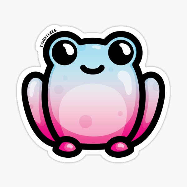 Groovy Frog Pink Sticker – A Fink & Ink