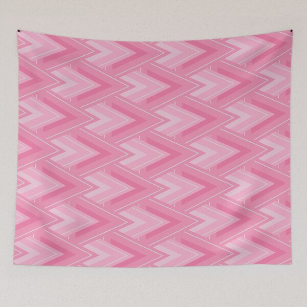 Item preview, Moving Forward Geometric Pattern – Pink designed and sold by RoguePatterns.