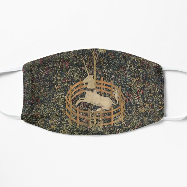 The Unicorn Tapestry (The Unicorn is in Captivity and No Longer Dead) Flat Mask