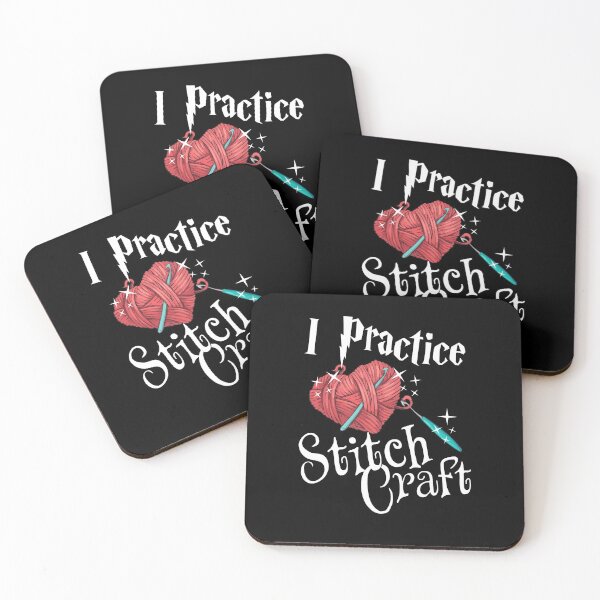 Item preview, I Practice Stitch Craft - Yarn Knitting Knit Lovers designed and sold by Dressed For  Duty.