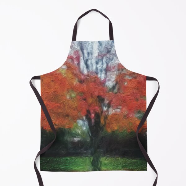 Item preview, Fiery Maple Tree in Oil Painting Style designed and sold by Deborah Goschy.