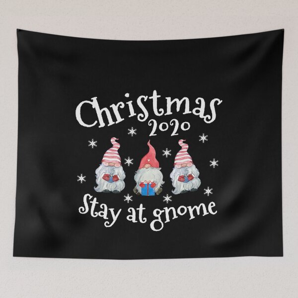 Item preview, Stay At Gnome Christmas In Quarantine Lockdown Scandinavian designed and sold by RainbowPandas.