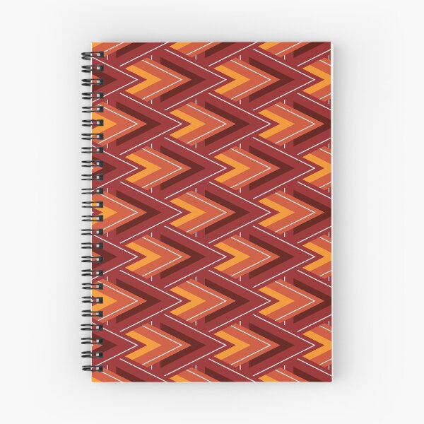 Item preview, Moving Forward Geometric Pattern – Orange designed and sold by RoguePatterns.