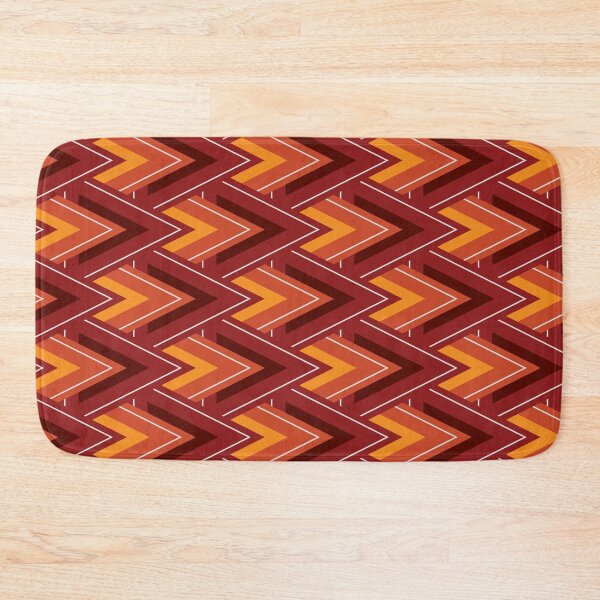 Item preview, Moving Forward Geometric Pattern – Orange designed and sold by RoguePatterns.