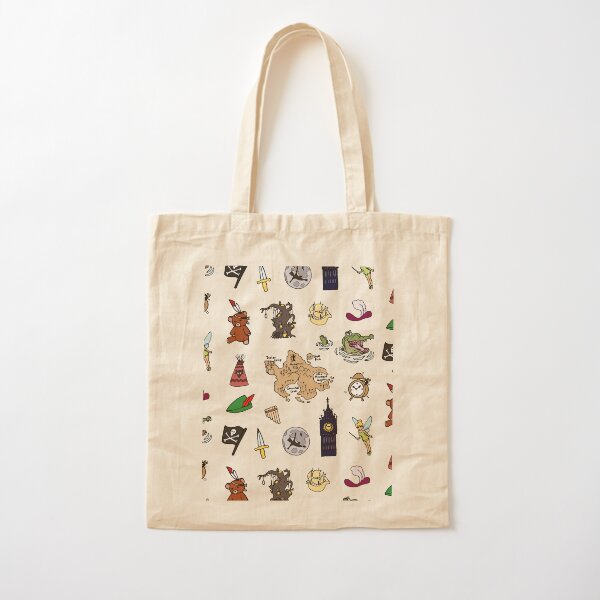Peter Pan Cotton Tote Bag