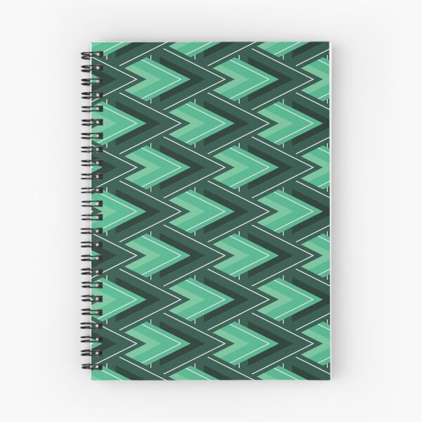 Item preview, Moving Forward Geometric Pattern – Green designed and sold by RoguePatterns.