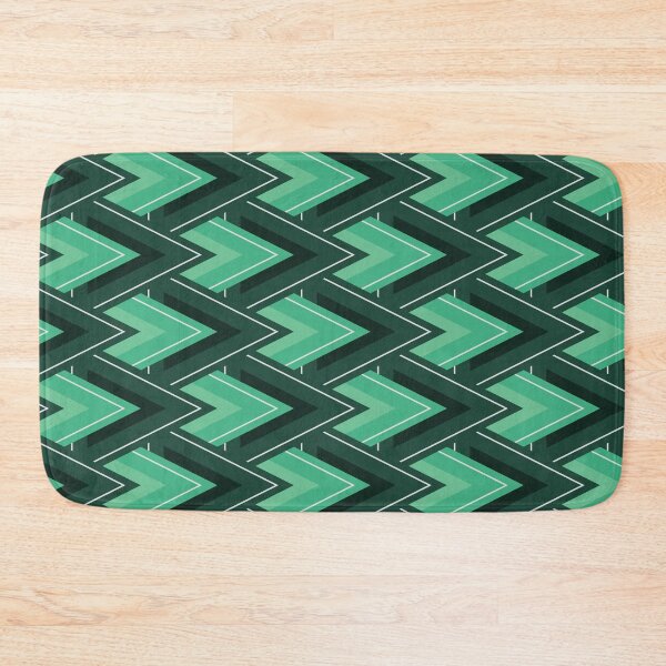 Item preview, Moving Forward Geometric Pattern – Green designed and sold by RoguePatterns.