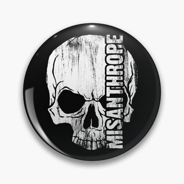 Item preview, misanthrope skull  designed and sold by drizzd.