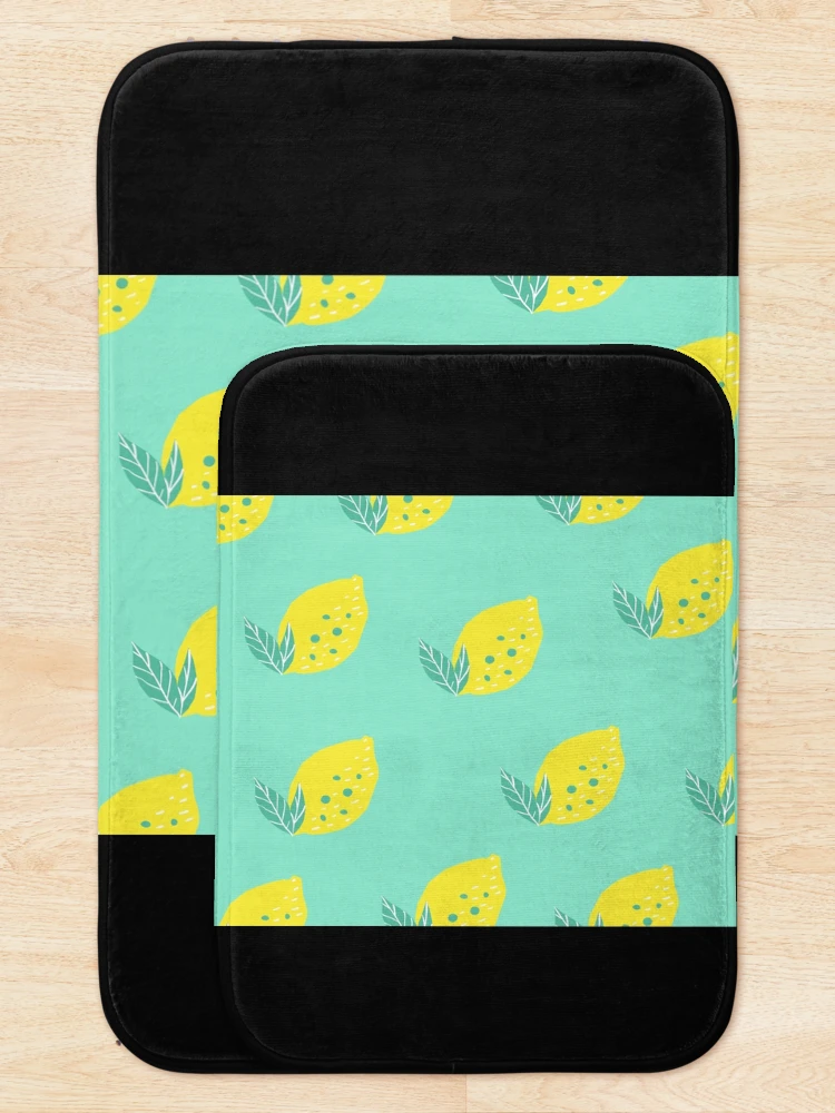 Thumbnail 5 of 6, Bath Mat, Lemon Pattern designed and sold by Polycare.