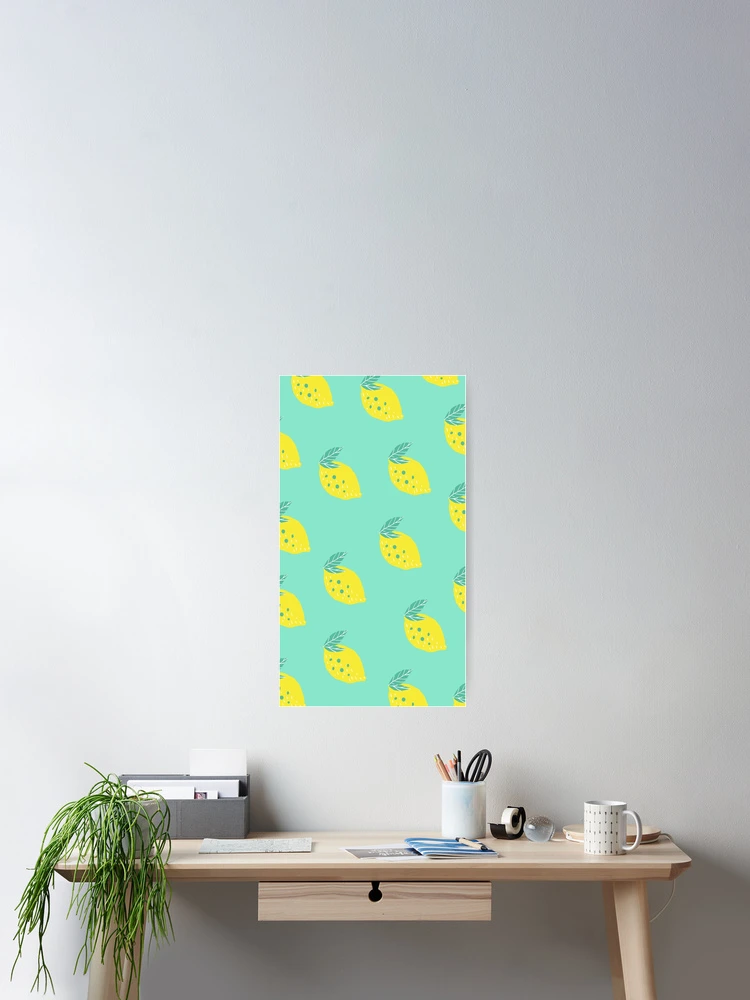 Thumbnail 2 of 3, Poster, Lemon Pattern designed and sold by Polycare.