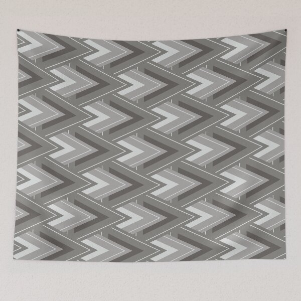 Item preview, Moving Forward Geometric Pattern – Gray designed and sold by RoguePatterns.