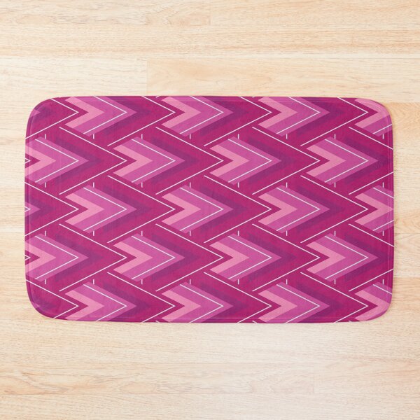 Item preview, Moving Forward Geometric Pattern – Fuchsia designed and sold by RoguePatterns.