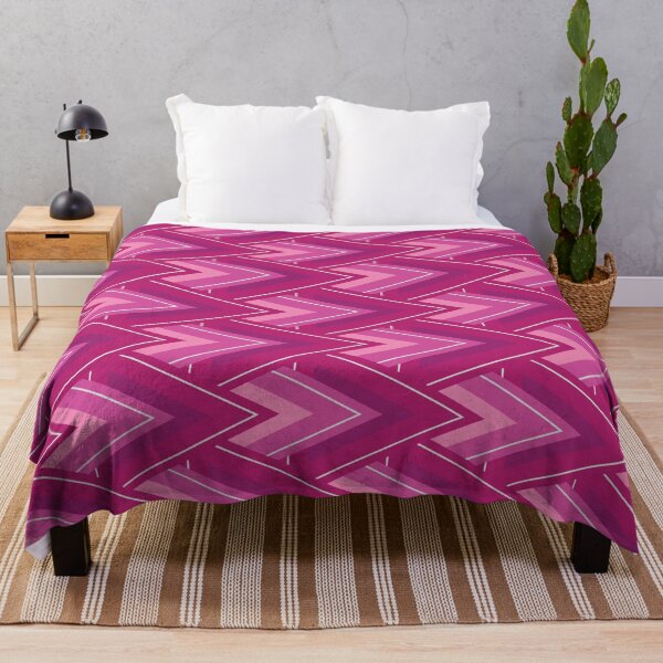 Item preview, Moving Forward Geometric Pattern – Fuchsia designed and sold by RoguePatterns.