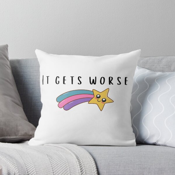 Item preview, It gets worse - Black tx. designed and sold by Alexia Braga.
