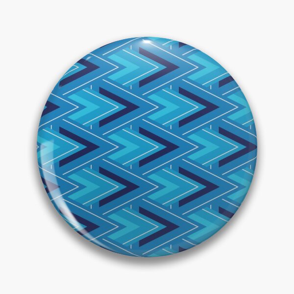 Item preview, Moving Forward Geometric Pattern – Blue designed and sold by RoguePatterns.