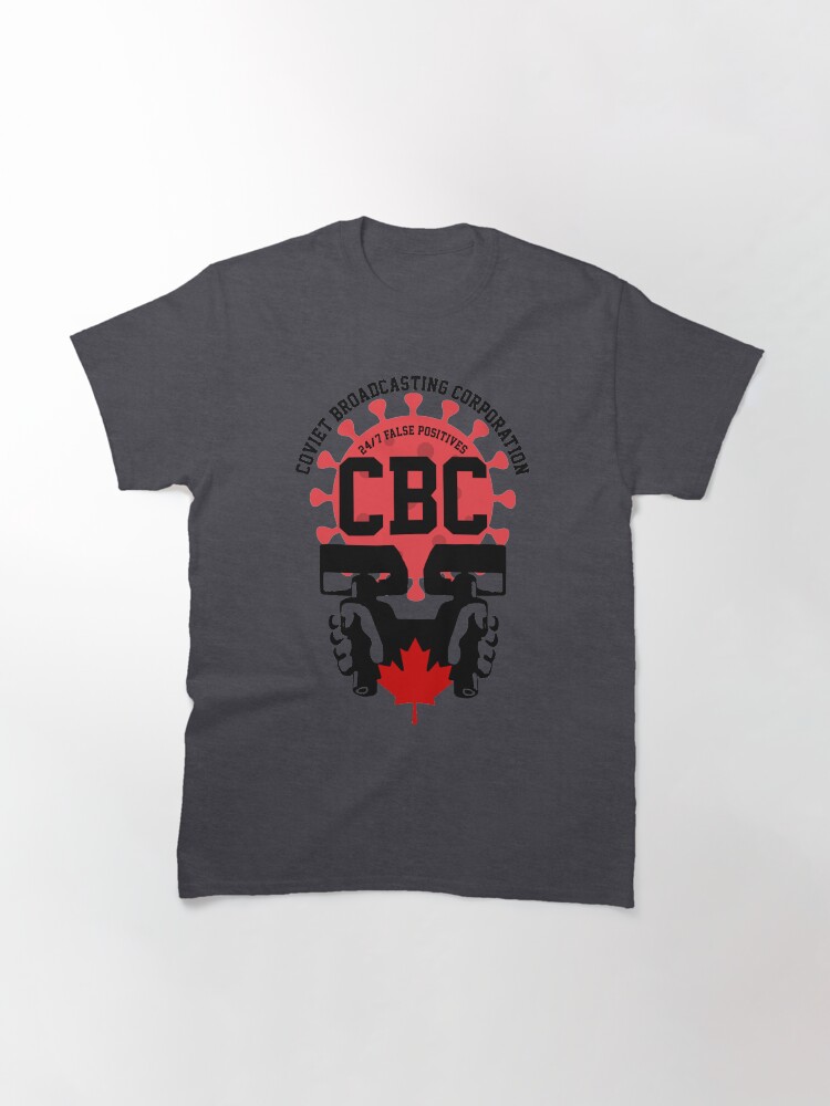 Alternate view of Coviet Broadcasting Corporation CBC Logo Classic T-Shirt