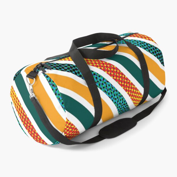 Item preview, Pop Art Waves Organic Pattern – Teal & Orange designed and sold by RoguePatterns.