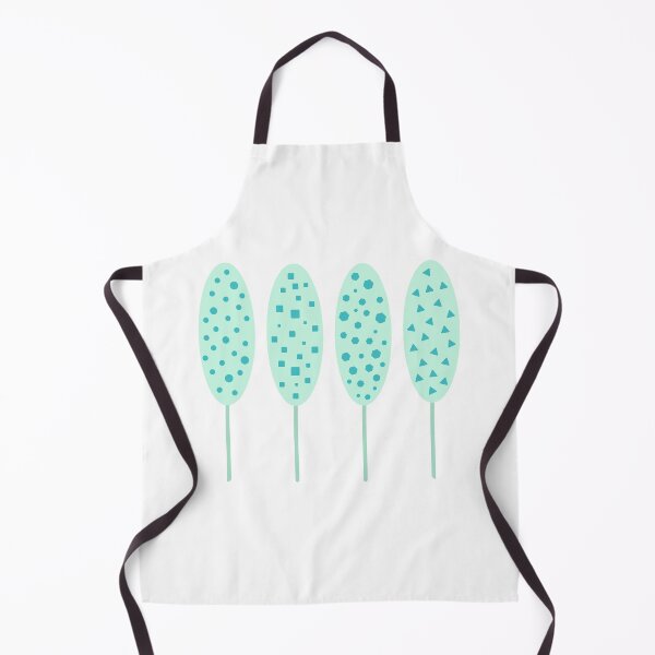 Item preview, Four Light Green Geometric Trees , Abstract designed and sold by Moyanana.