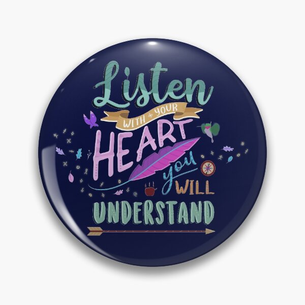 Item preview, Listen With Your Heart - Pocahontas Quote designed and sold by aisvar.