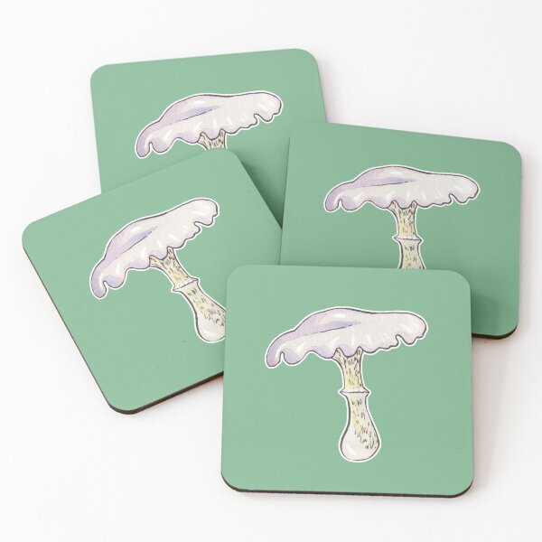 Item preview, Purple Yellow Mushroom Fungi designed and sold by heidiloo.