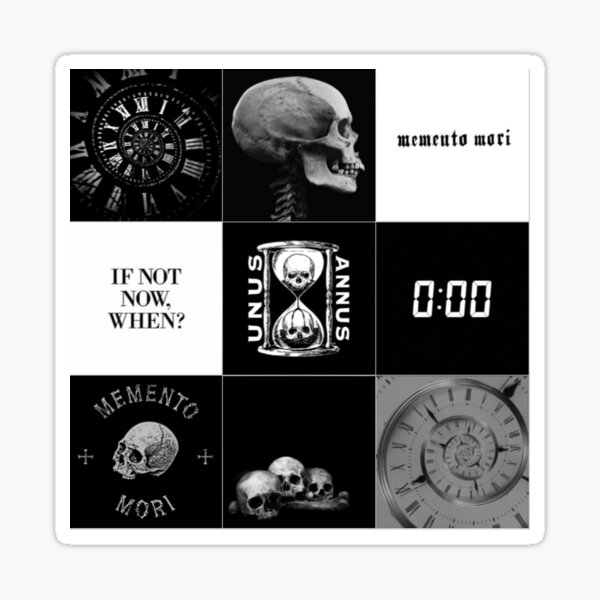 Unus Annus Mood board design Sticker