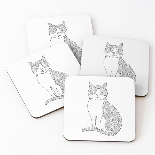 Item preview, Happy Cat Sketch - Olecranon designed and sold by nphindenberg.