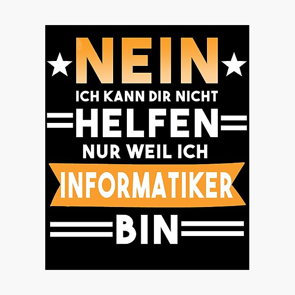 Artikel-Vorschau von Informatiker Programmierer Nerd, designt und verkauft von JonasDesign.