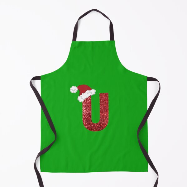 Item preview, Sparkly Christmas Letter U designed and sold by LiveAndGlow.