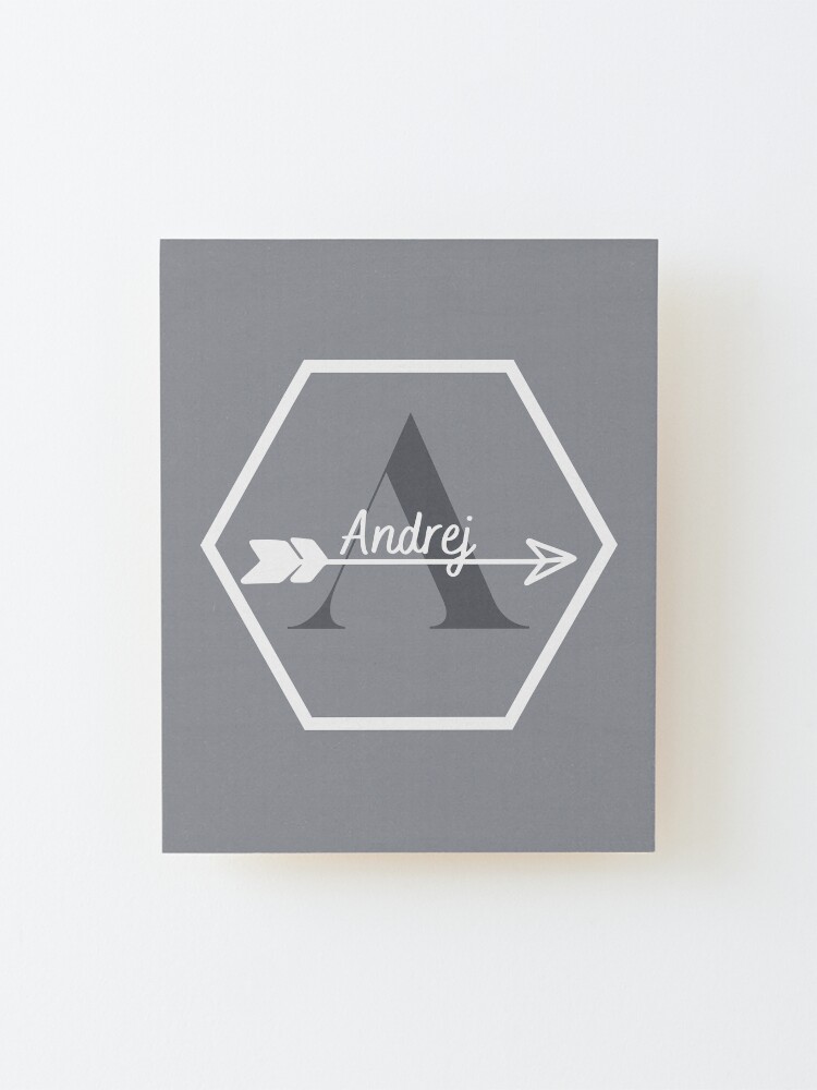 Alternate view of Andrej Mounted Print
