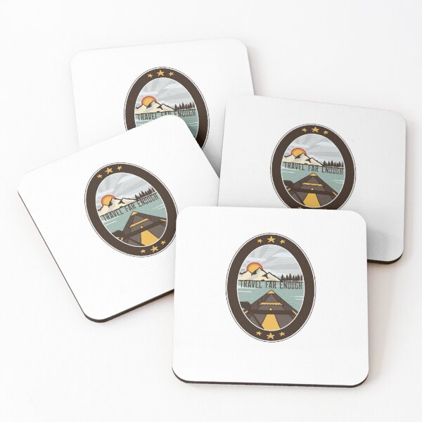 Item preview, Travel Far Enough Patch  designed and sold by joabaj.