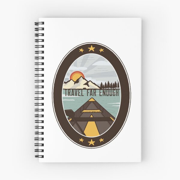 Item preview, Travel Far Enough Patch  designed and sold by joabaj.