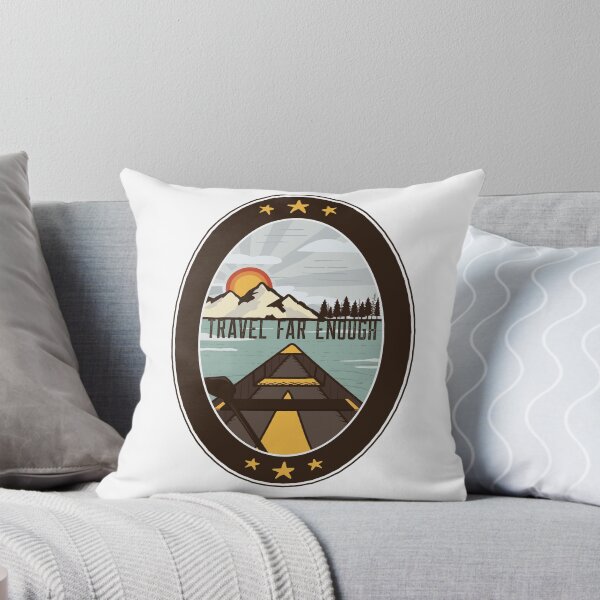 Item preview, Travel Far Enough Patch  designed and sold by joabaj.