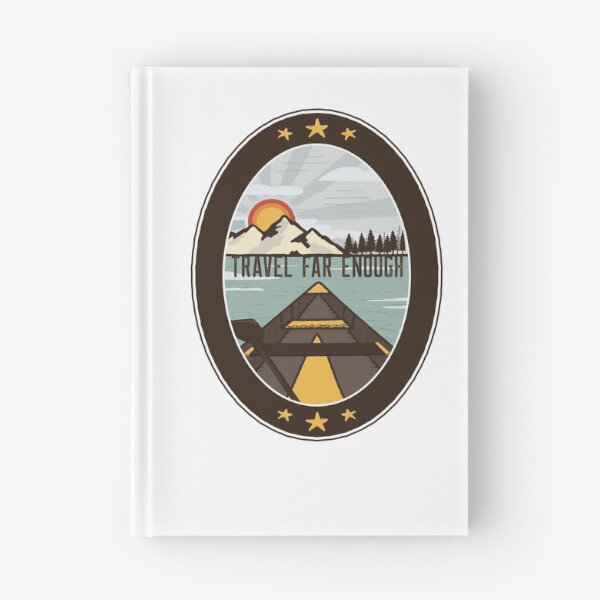 Item preview, Travel Far Enough Patch  designed and sold by joabaj.