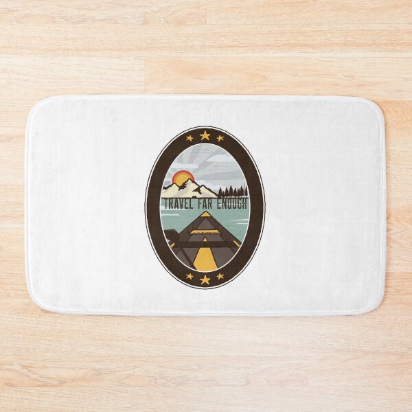 Item preview, Travel Far Enough Patch  designed and sold by joabaj.
