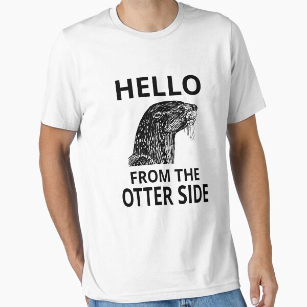 Hello From The Otter Side" Greeting Card for Sale by coolfuntees | Redbubble