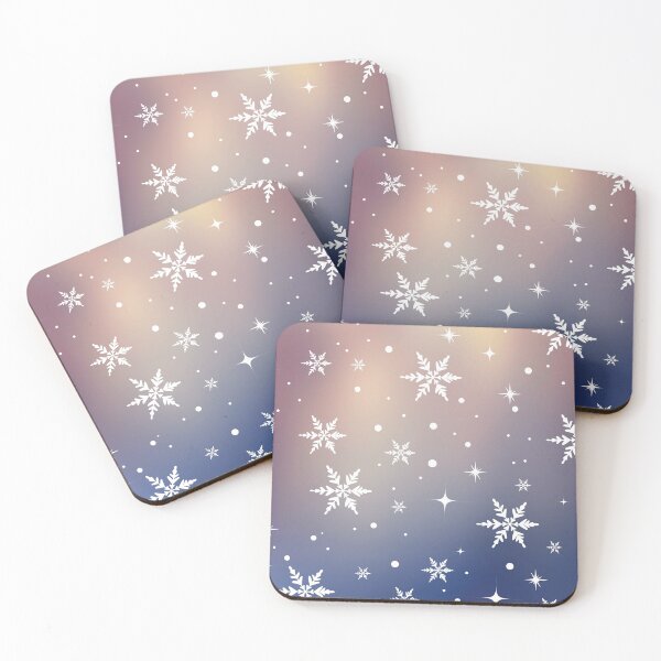 Item preview, Snowflakes Winter Pattern blue Mask Snow designed and sold by teeseeds.