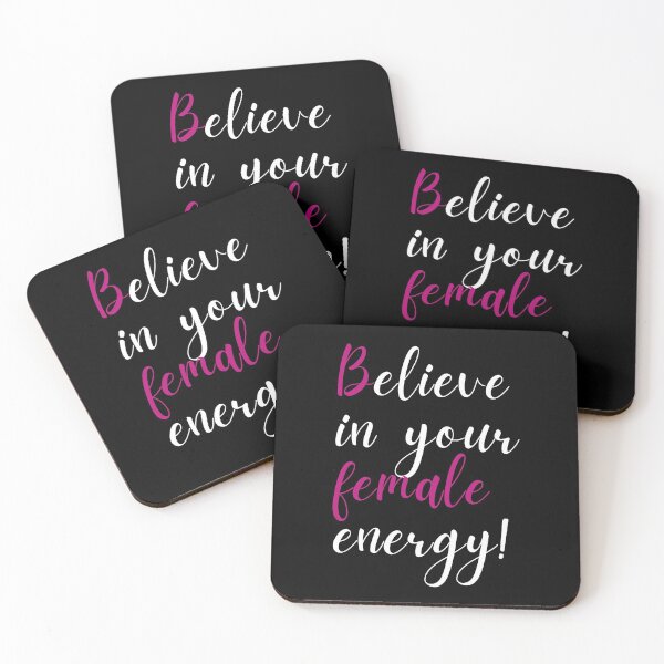 Item preview, Believe In You Female Energy pink text design  designed and sold by milkasweet.