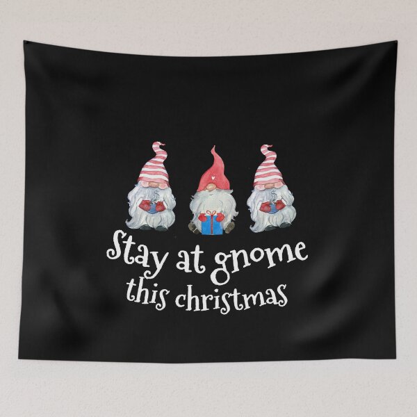 Item preview, Stay At Gnome this Christmas In Quarantine Lockdown Scandinavian designed and sold by RainbowPandas.
