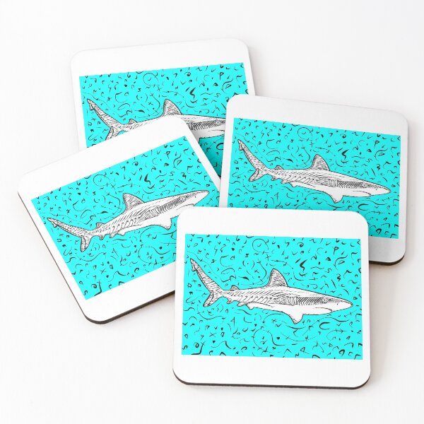 Item preview, SHARK ink and acrylic portrait designed and sold by lautir.