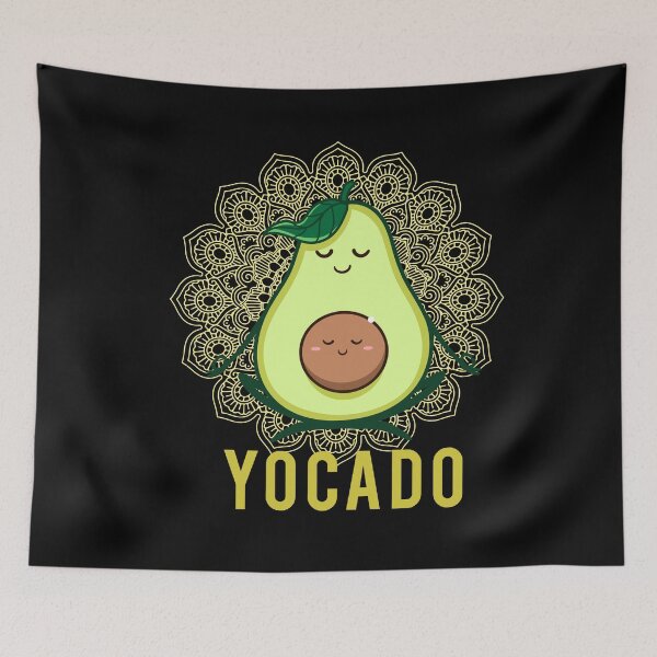 Item preview, Yoga Avocado Avocados Meditation designed and sold by JonasDesign.