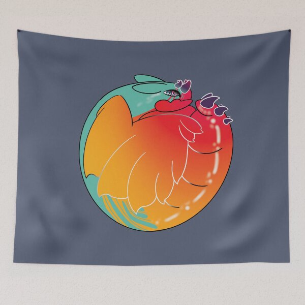Item preview, Curled Dragon Sunset over Water designed and sold by Platinumfrog.