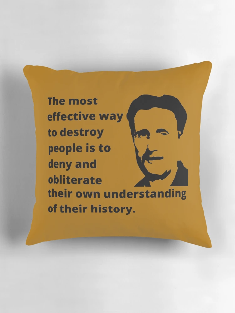 Thumbnail 3 of 4, Pillow, Obliterate History designed and sold by Jon Raso.