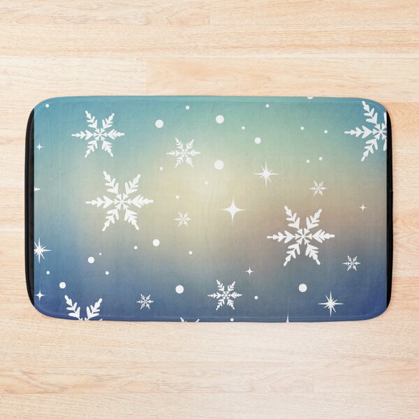 Item preview, Snowflakes Winter Pattern blue Mask Snow designed and sold by teeseeds.