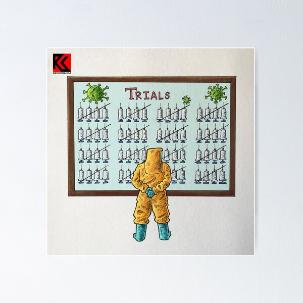 Item preview, Trials - Dark Times 2020 designed and sold by ravikoranga.