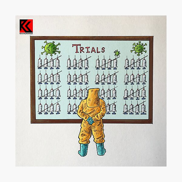 Item preview, Trials - Dark Times 2020 designed and sold by ravikoranga.